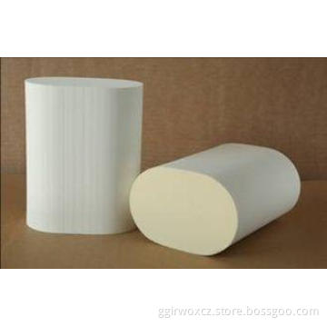 Al2O3 Catalyst Honeycomb Ceramic Substrate White For Indust